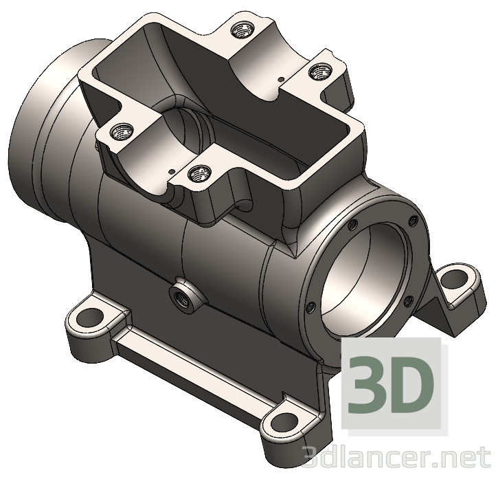 modèle 3D de Carter d'engrenage acheter - rendu