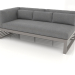 3d model Modular sofa, section 1 left (Quartz gray) - preview