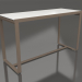 3d model Mesa de bar 180 (Polietileno blanco, Bronce) - vista previa