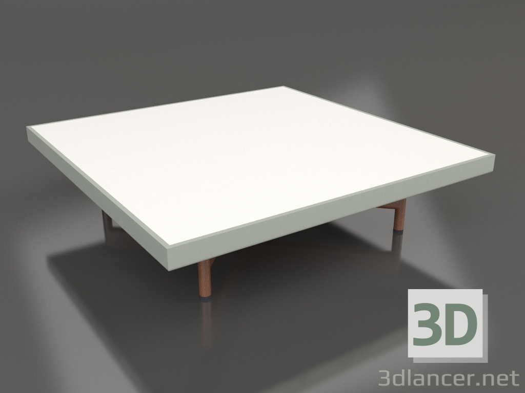 3D Modell Quadratischer Couchtisch (Zementgrau, DEKTON Zenith) - Vorschau