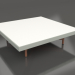 3D Modell Quadratischer Couchtisch (Zementgrau, DEKTON Zenith) - Vorschau