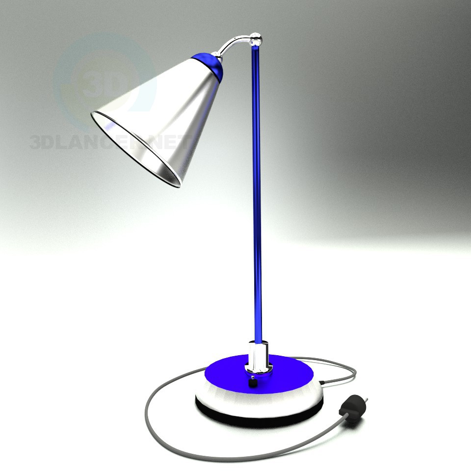 3D Modell Tisch-Lampe - Vorschau