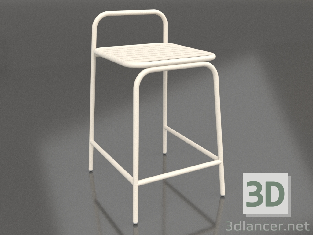 3D modeli Yarım bar sandalyesi Dvornyaga (Plombir) - önizleme