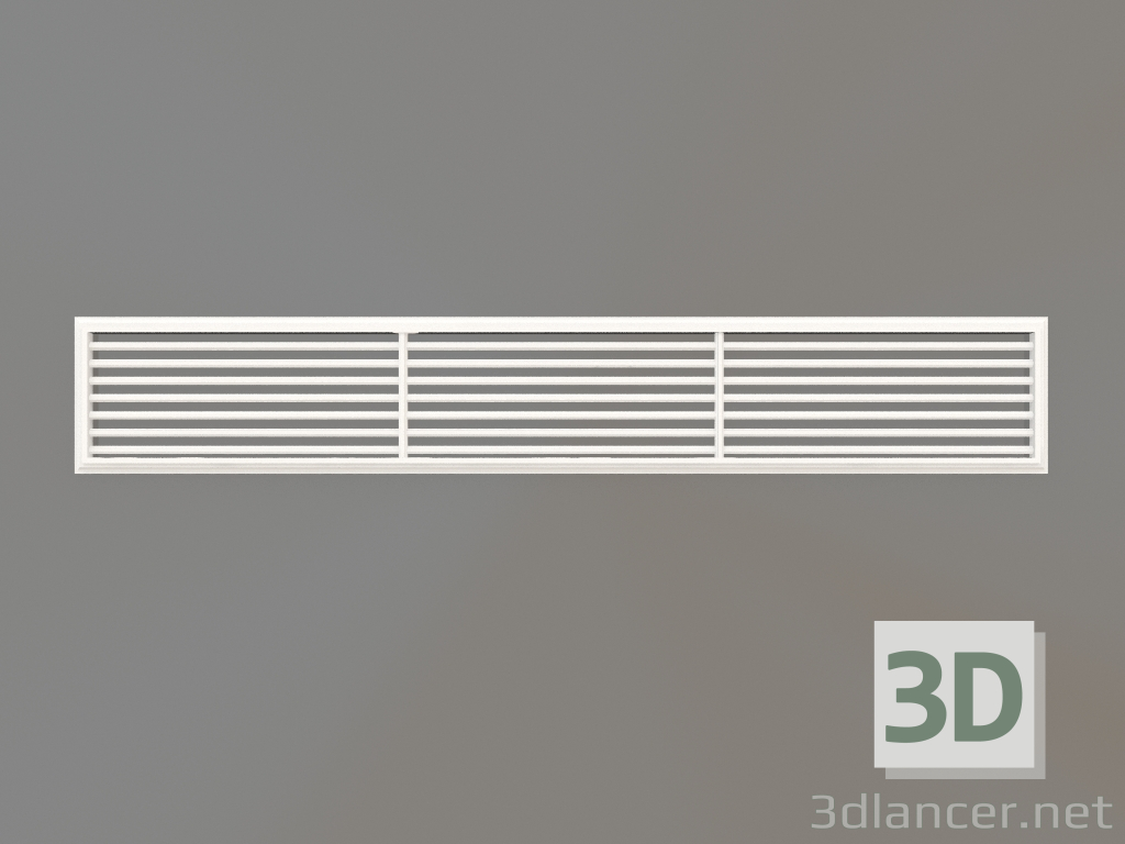 3d model Gypsum ventilation grills VR 022 (145x900x14) - preview