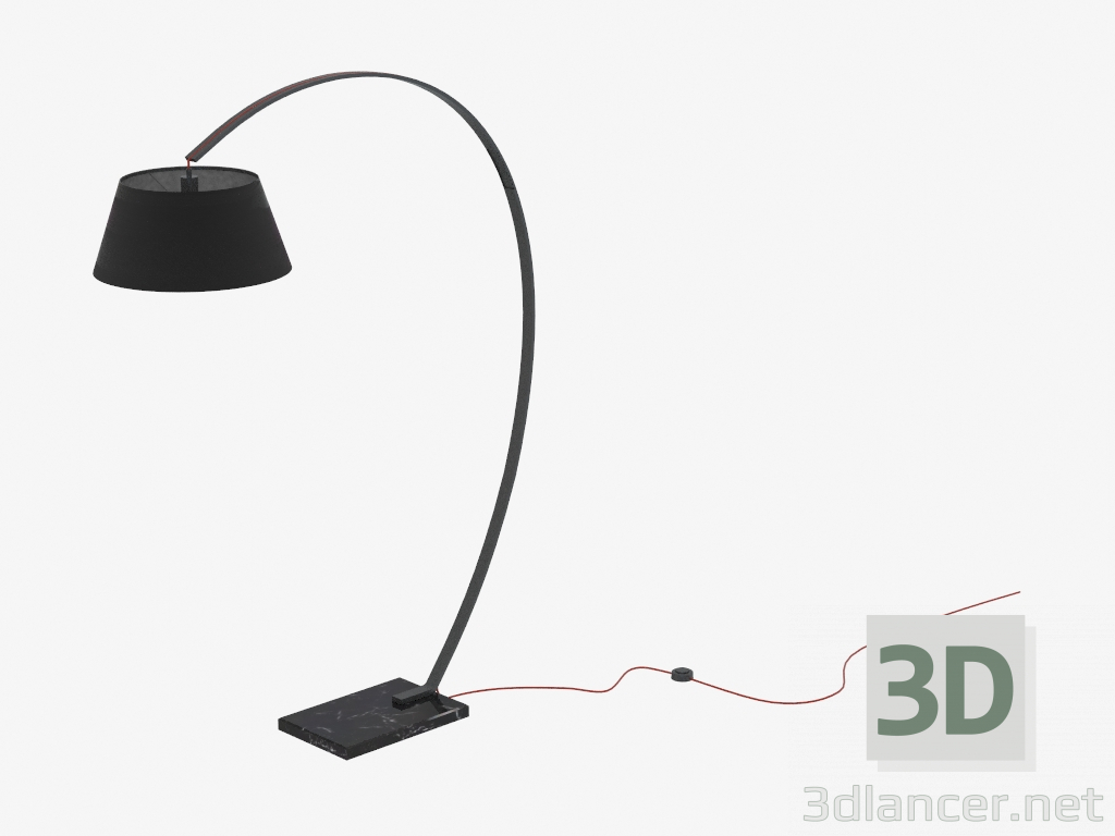 modèle 3D Lampadaire Arc - preview