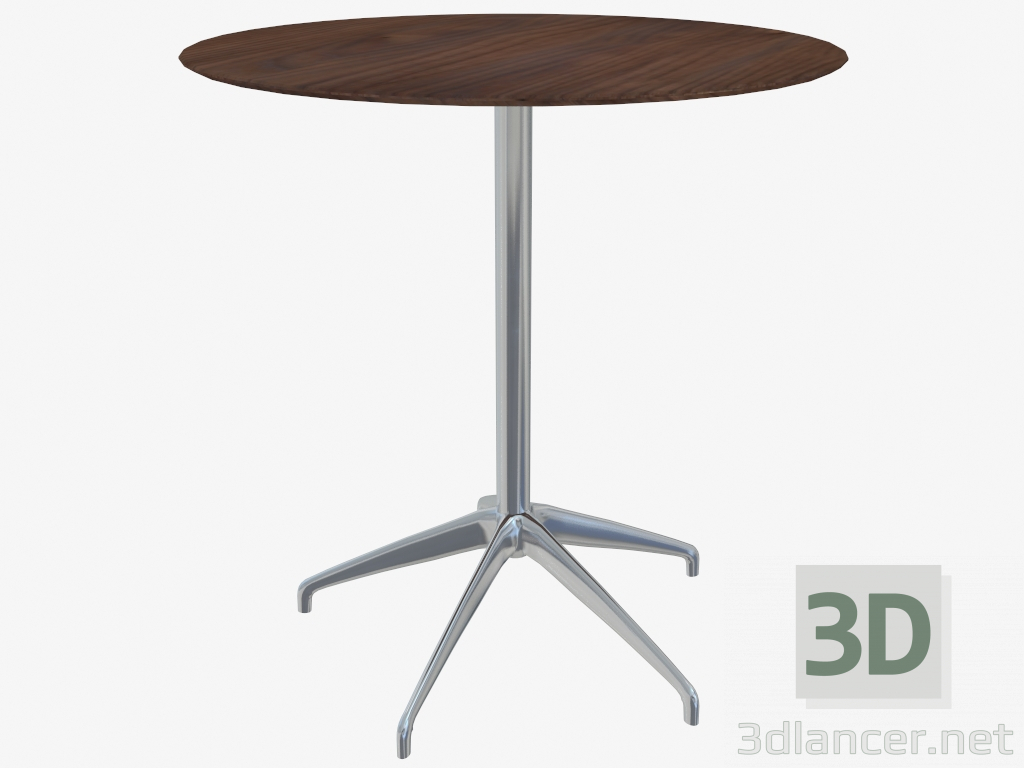 3D Modell Couchtisch (Nussbaum 70x73) - Vorschau