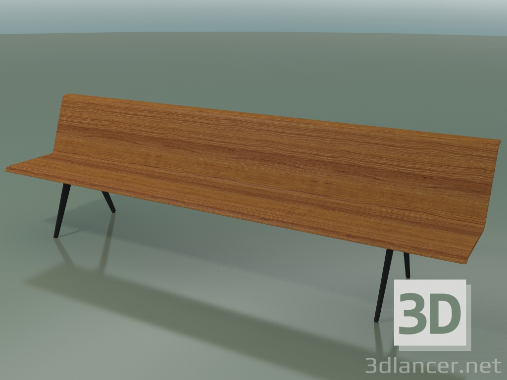 3d модель Модуль центральный Eating 4608 (L 300 cm, Teak effect) – превью