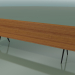 modello 3D Modulo centrale Eating 4608 (L 300 cm, effetto Teak) - anteprima