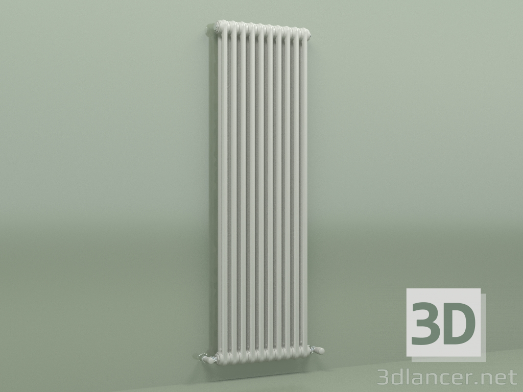 3d model Radiador TESI 2 (H 1500 10EL, gris Manhattan) - vista previa