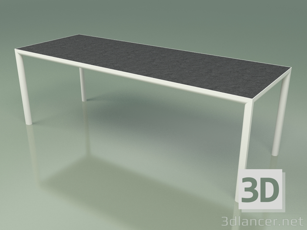 3d model Mesa de comedor 003 (Metal Milk, Gres Graphite) - vista previa