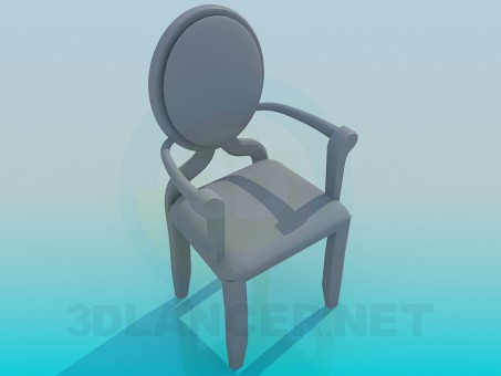 3d модель Стул – превью