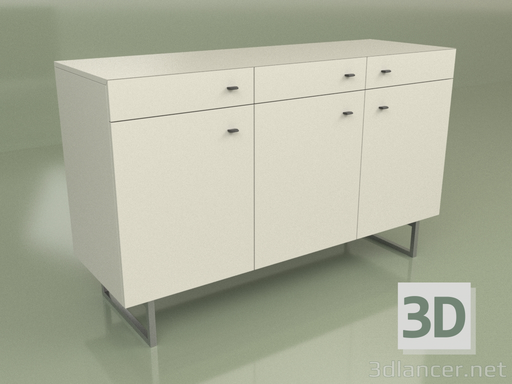 3D Modell Kommode Lf 230 (Esche) - Vorschau