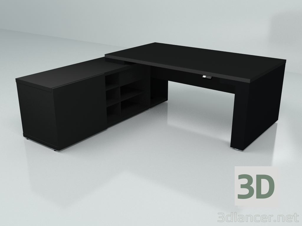 3d model Mesa de trabajo Mito Regulable en Altura MITF28RL (1990x2080) - vista previa