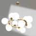 3d model Sid's chandelier gold, square base (07508-12A,33) - preview