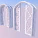 Modelo 3d Arco e portas - preview