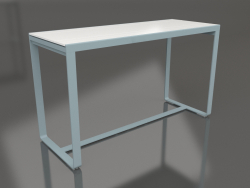 Table de bar 180 (Polyéthylène blanc, Bleu gris)