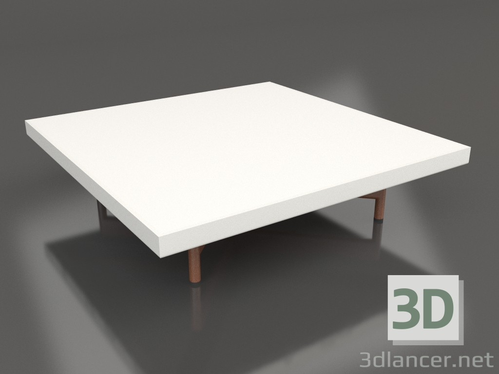 3d model Mesa de centro cuadrada (gris ágata, DEKTON Zenith) - vista previa