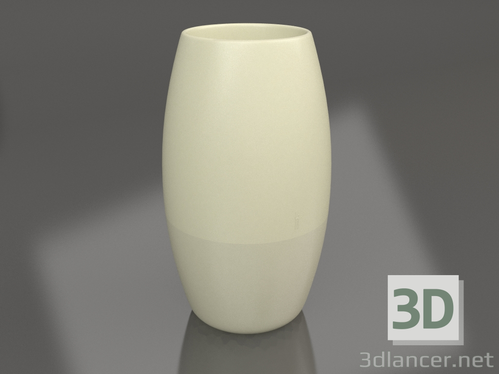 3d model Maceta 2 (Oro) - vista previa