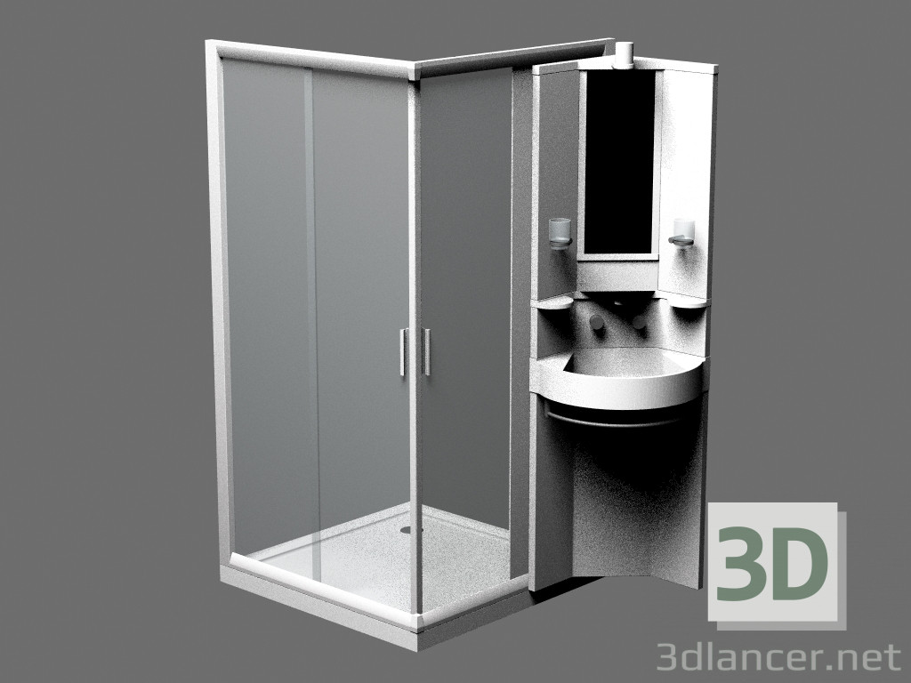 modello 3D Colonna + 100 RKRV1 - anteprima