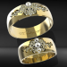 Anillos De Boda 3D modelo Compro - render