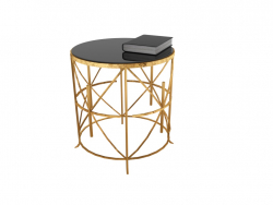 Lara Granite Side Table