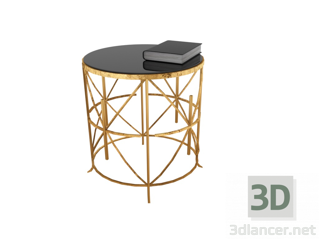 3d model Tabla Lara granito Side - vista previa