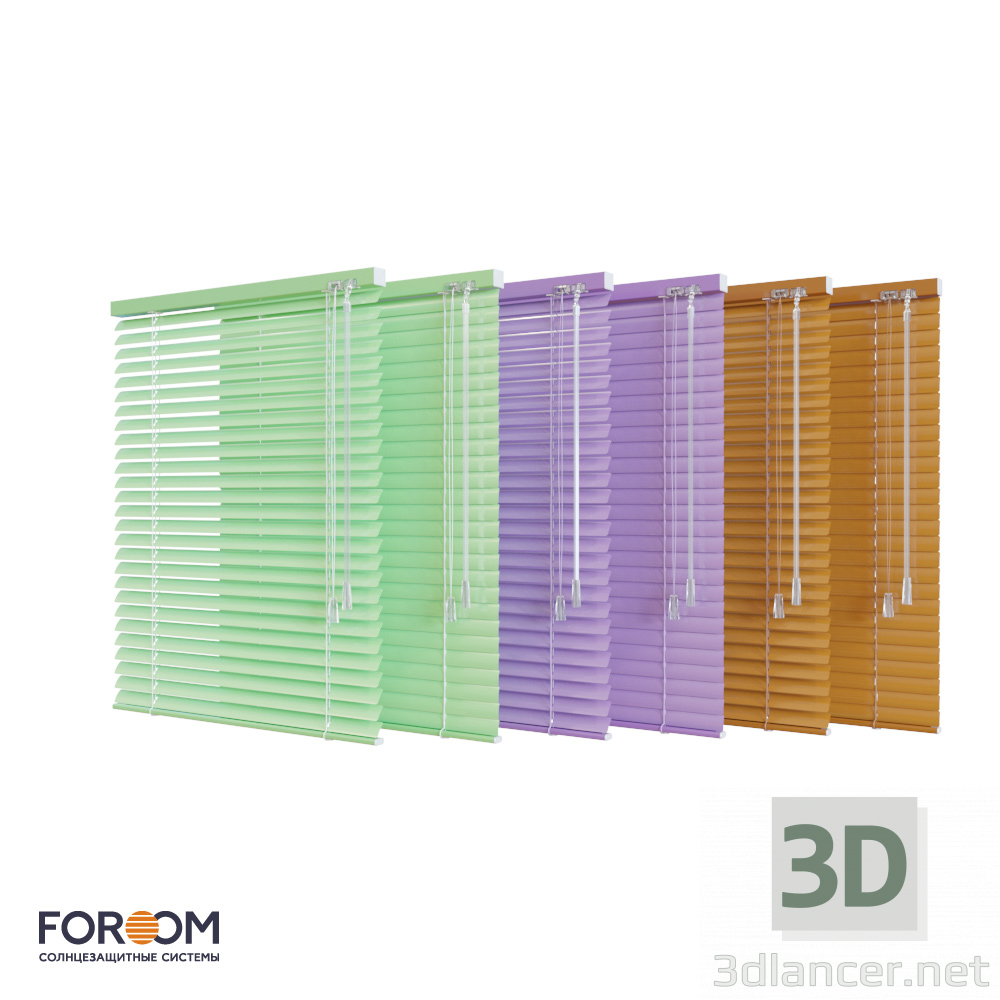 Modelo 3d Persianas horizontais G-FORM - preview