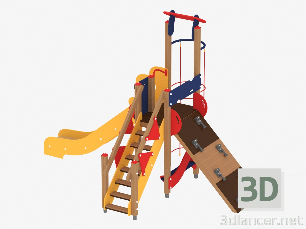 3d model Complejo de juegos para niños (1114) - vista previa