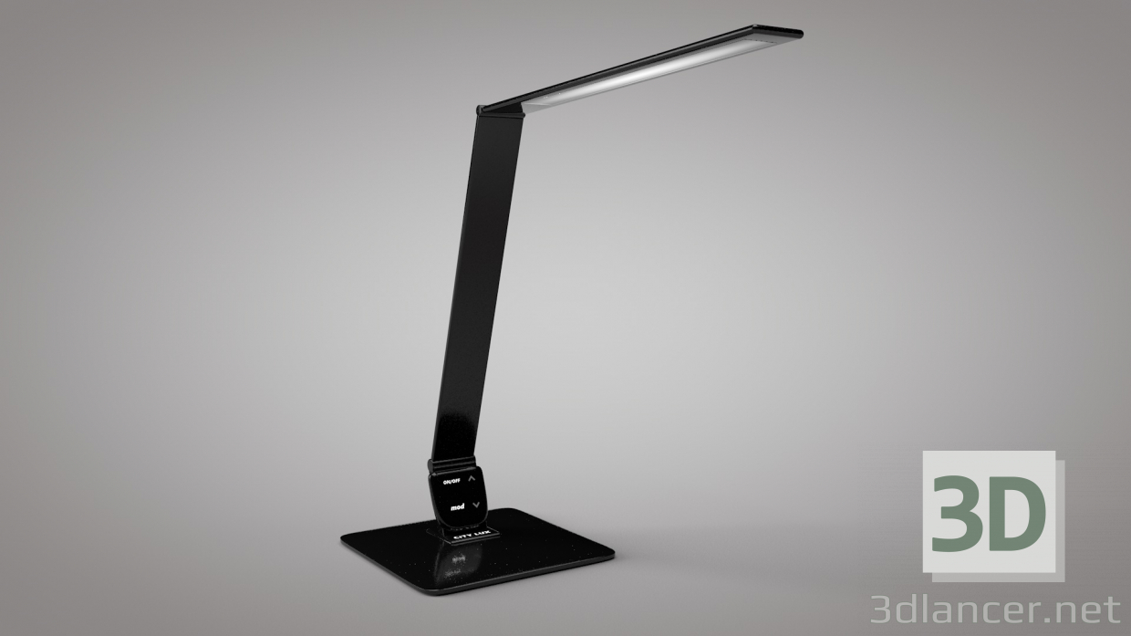 3d table lamp Low-poly 3D model model buy - render