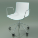 3d model Chair 0294 (5 wheels, with armrests, without upholstery, two-tone polypropylene) - preview