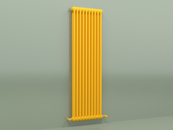 Radiateur TESI 2 (H 1500 10EL, jaune melon - RAL 1028)