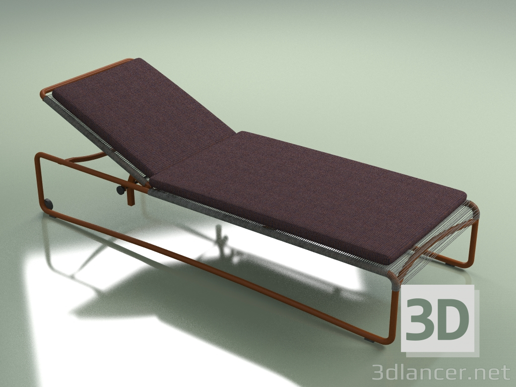 3D modeli Şezlong 304 (Metal Pas) - önizleme