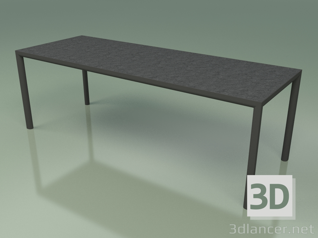 3d model Mesa de comedor 003 (Metal Ahumado, Gres Grafito) - vista previa