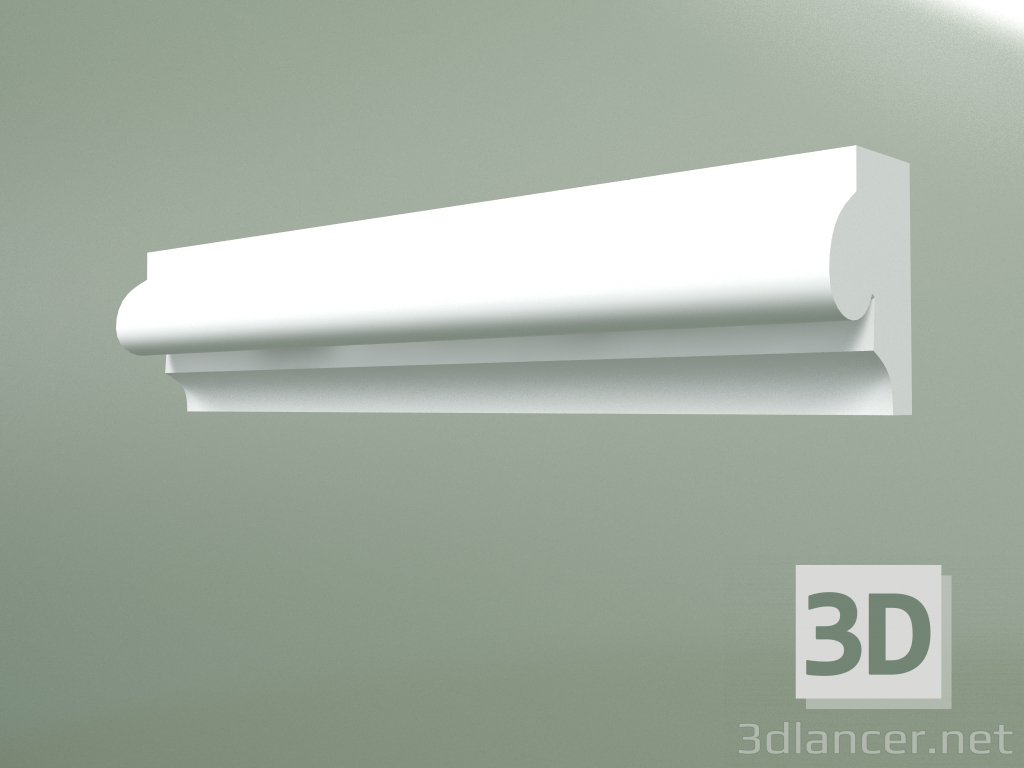 3d model Moldura de yeso MT227 - vista previa