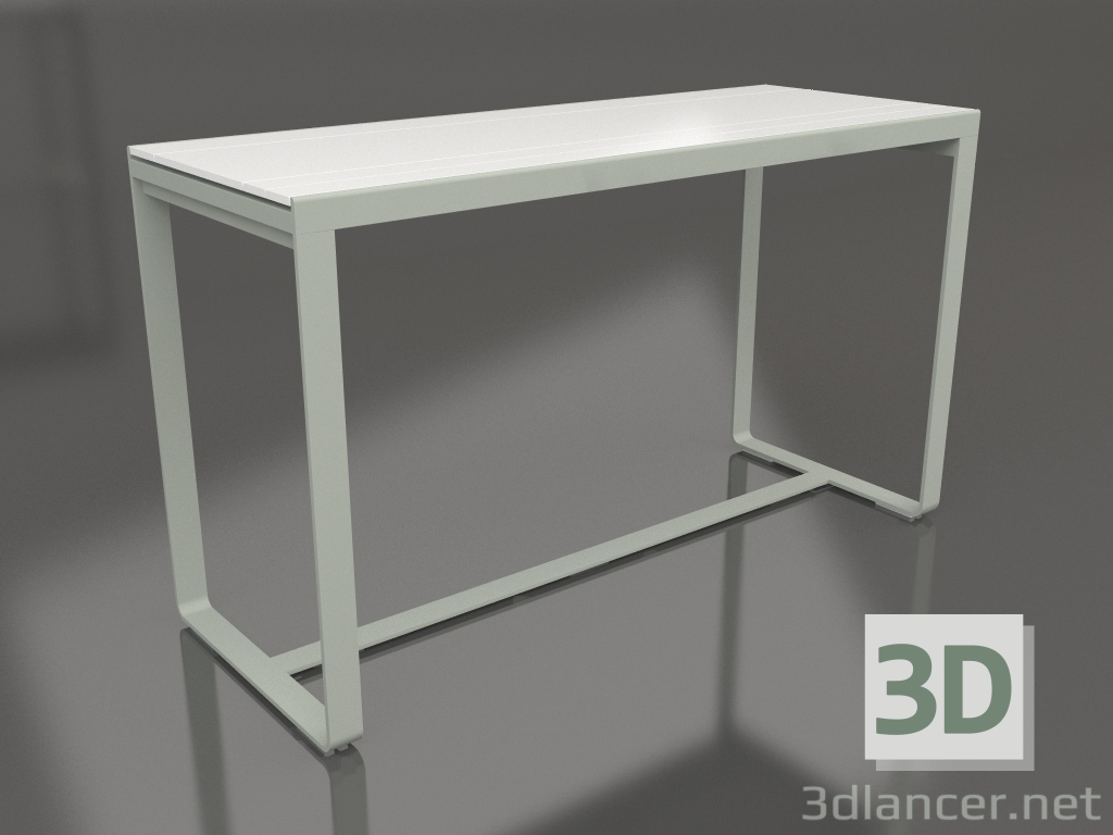 3d model Mesa de bar 180 (Polietileno blanco, Gris cemento) - vista previa