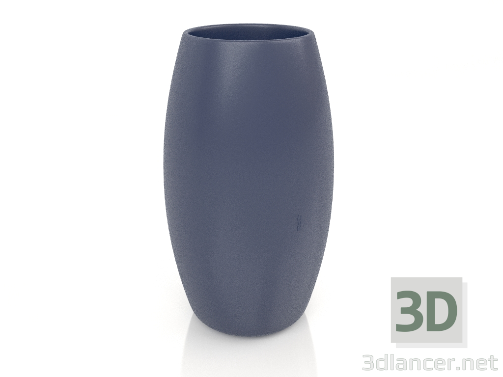 3D Modell Blumentopf 2 (Nachtblau) - Vorschau