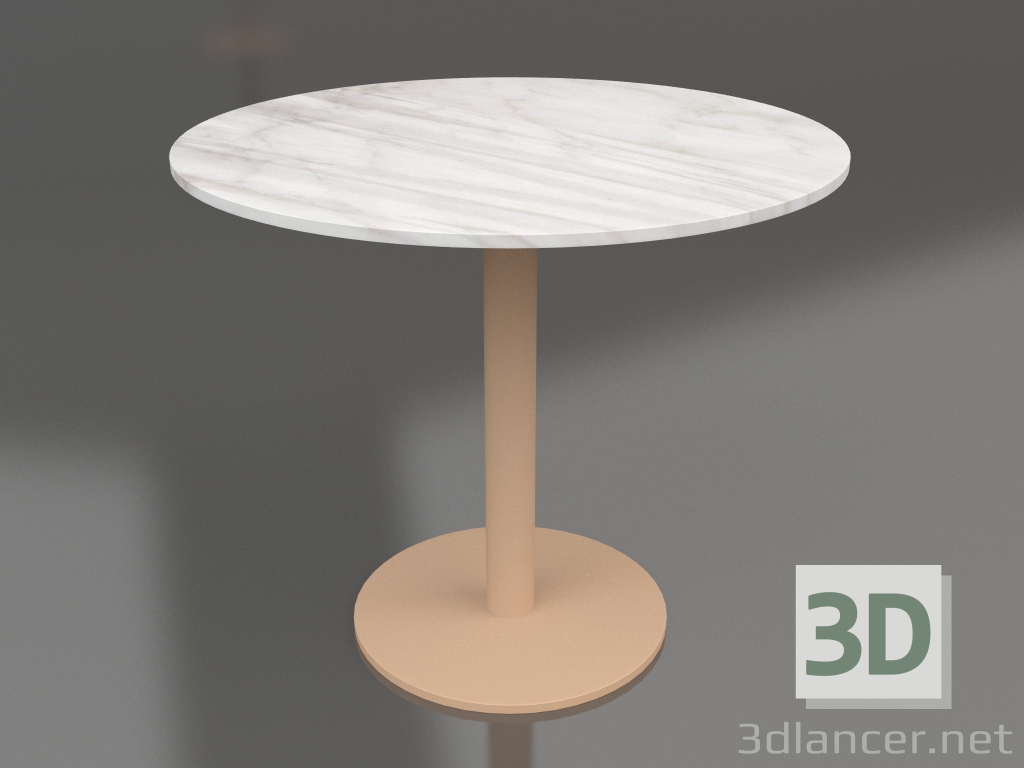 Modelo 3d Mesa bistrô Marble King 90 (Cobre) - preview