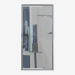 3d model Doors for a niche swing, glass transparent Zoom (KDZ 011D) - preview