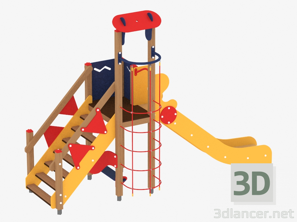 Modelo 3d Complexos de recreação infantil (1115) - preview