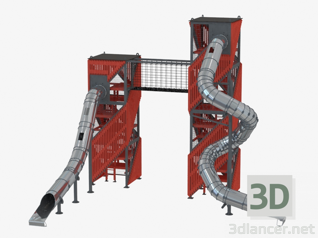 3 डी मॉडल बच्चों का खेल परिसर (SL1202) - पूर्वावलोकन