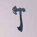 3d Medieval axe Low-poly 3D model модель купить - ракурс