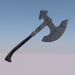 3d Medieval axe Low-poly 3D model модель купить - ракурс