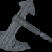 3d Medieval ax Low-poly 3D model model buy - render