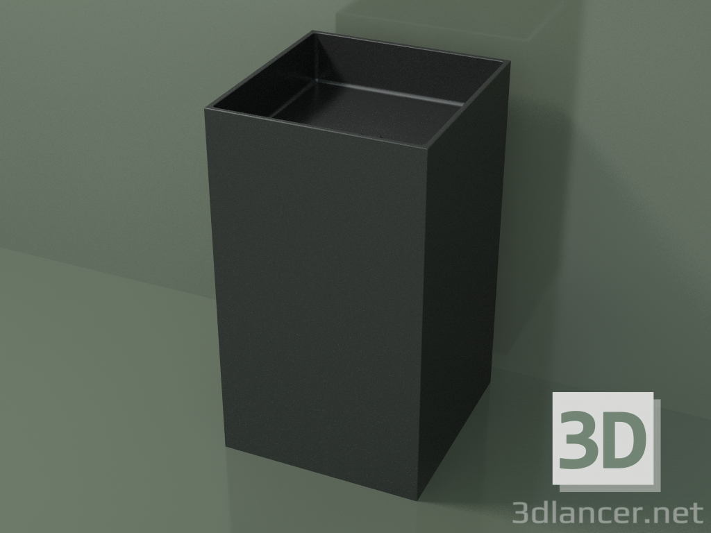 3D modeli Ayaklı lavabo (03UN26301, Deep Nocturne C38, L 48, P 50, H 85 cm) - önizleme