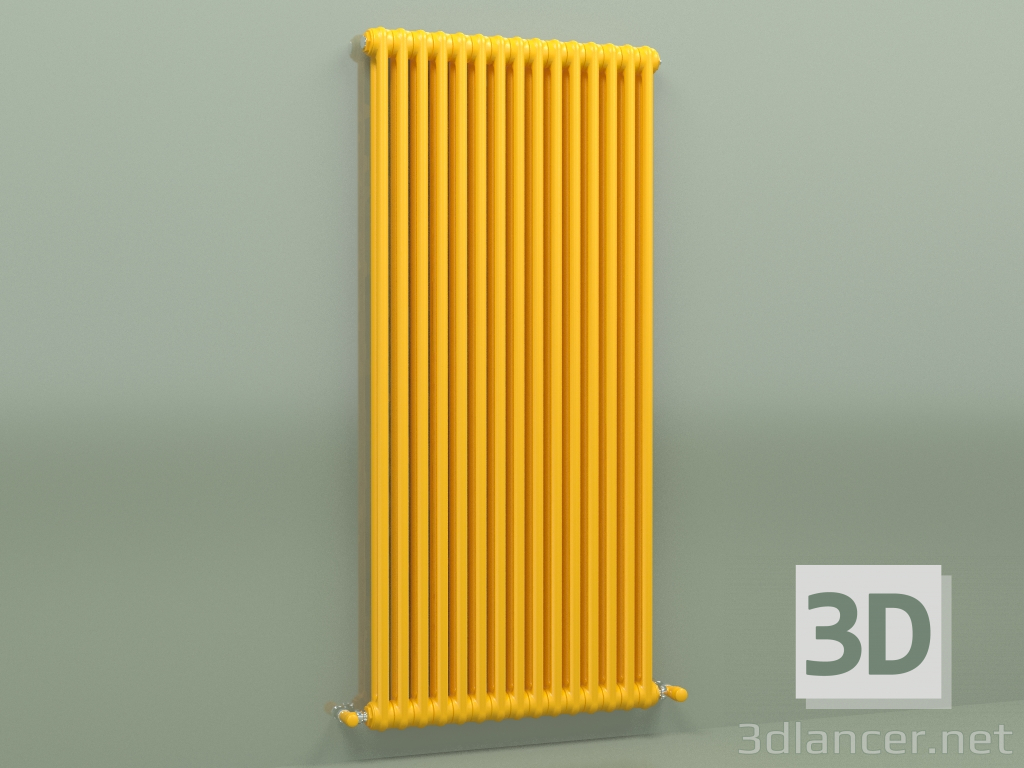 Modelo 3d Radiador TESI 2 (H 1500 15EL, amarelo melão - RAL 1028) - preview