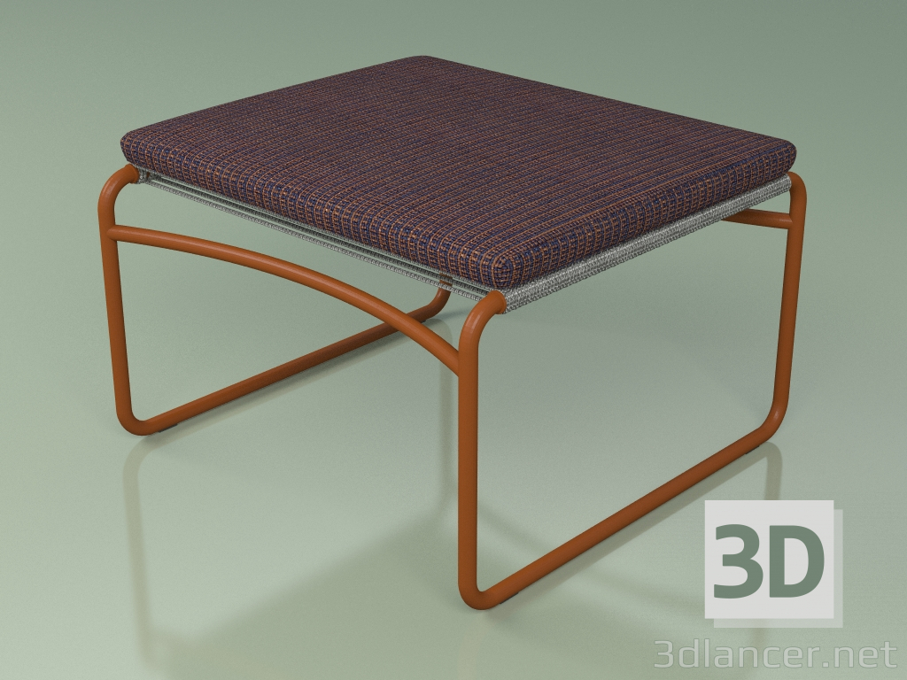 modello 3D Sgabello 311 (Metallo Ruggine) - anteprima