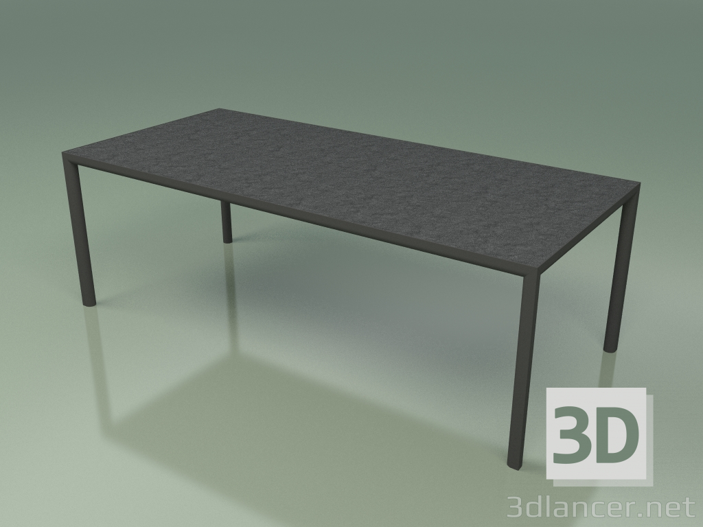 3d model Mesa de comedor 004 (Metal Ahumado, Gres Grafito) - vista previa