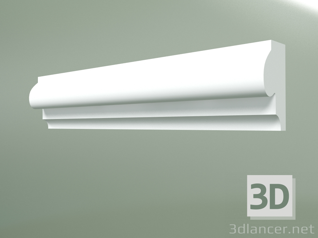 3d model Moldura de yeso MT228 - vista previa