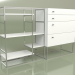 3d model Rack with drawers Lf 350 (White) - preview