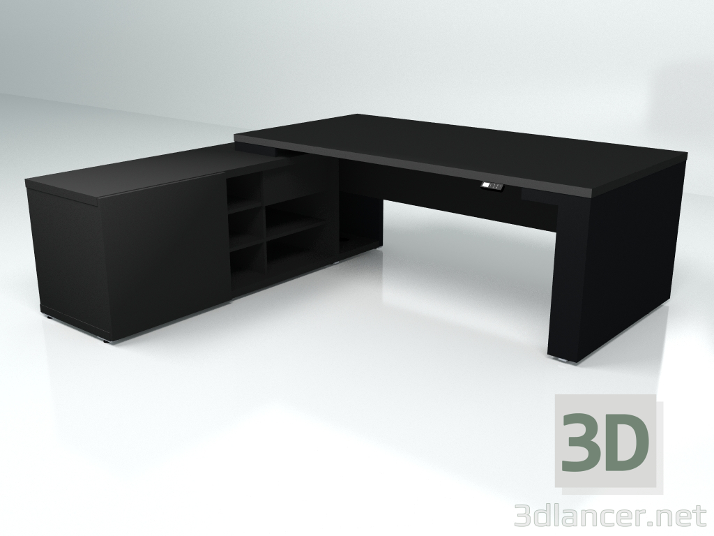 3d model Mesa de trabajo Mito Regulable en Altura MITF27RL (2190x2080) - vista previa